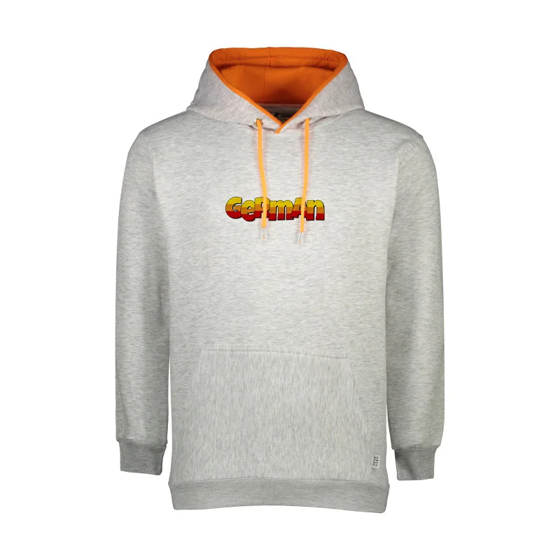 هودی مردانه دورس داخل کرکی آستر نارنجی کد 3-210