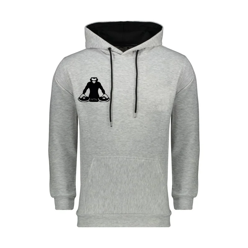 هودی مردانه دورس داخل کرکی آستر مشکی کد 2-35